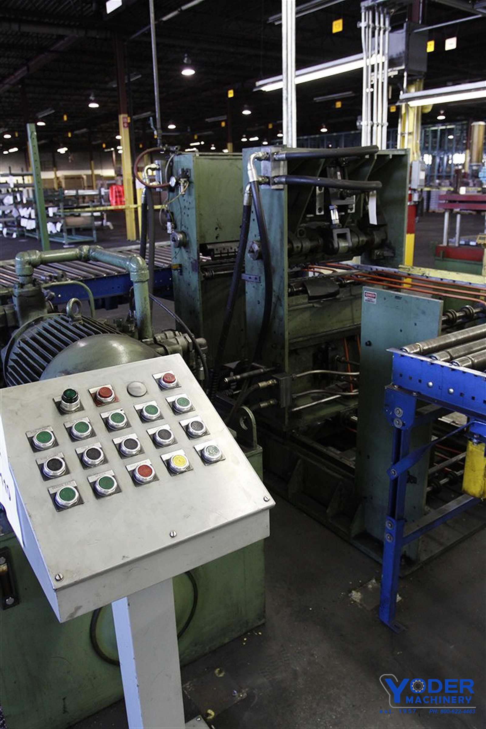 Neb, dual station bender, 28" bending width, 36" x78" hydraulic unit, 50 HP, #58768 - Image 1