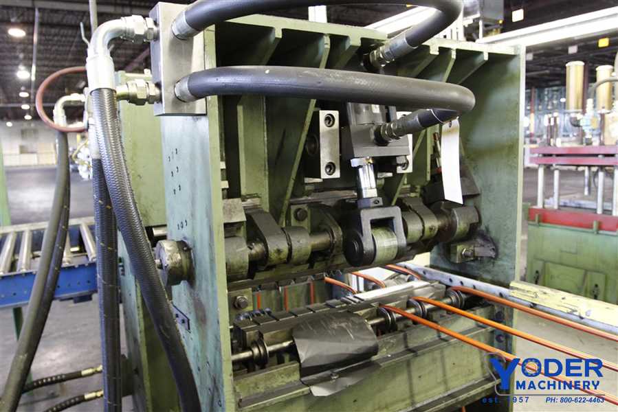 Neb, dual station bender, 28" bending width, 36" x78" hydraulic unit, 50 HP, #58768 - Image 4