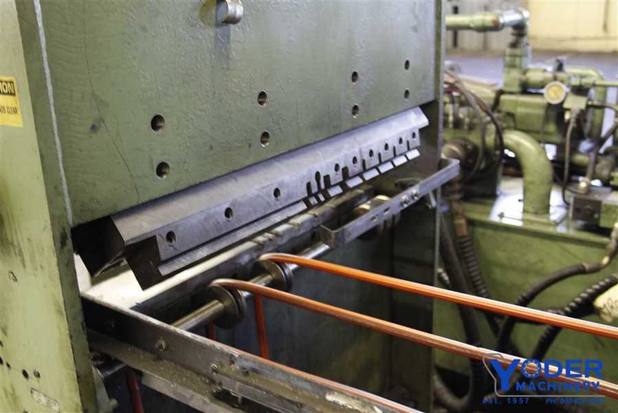 Neb, dual station bender, 28" bending width, 36" x78" hydraulic unit, 50 HP, #58768 - Image 5