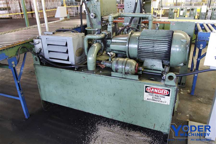 Neb, dual station bender, 28" bending width, 36" x78" hydraulic unit, 50 HP, #58768 - Image 7