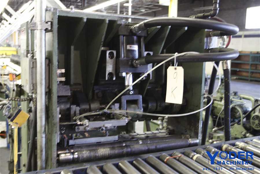 Neb, dual station bender, 28" bending width, 36" x78" hydraulic unit, 50 HP, #58768 - Image 9