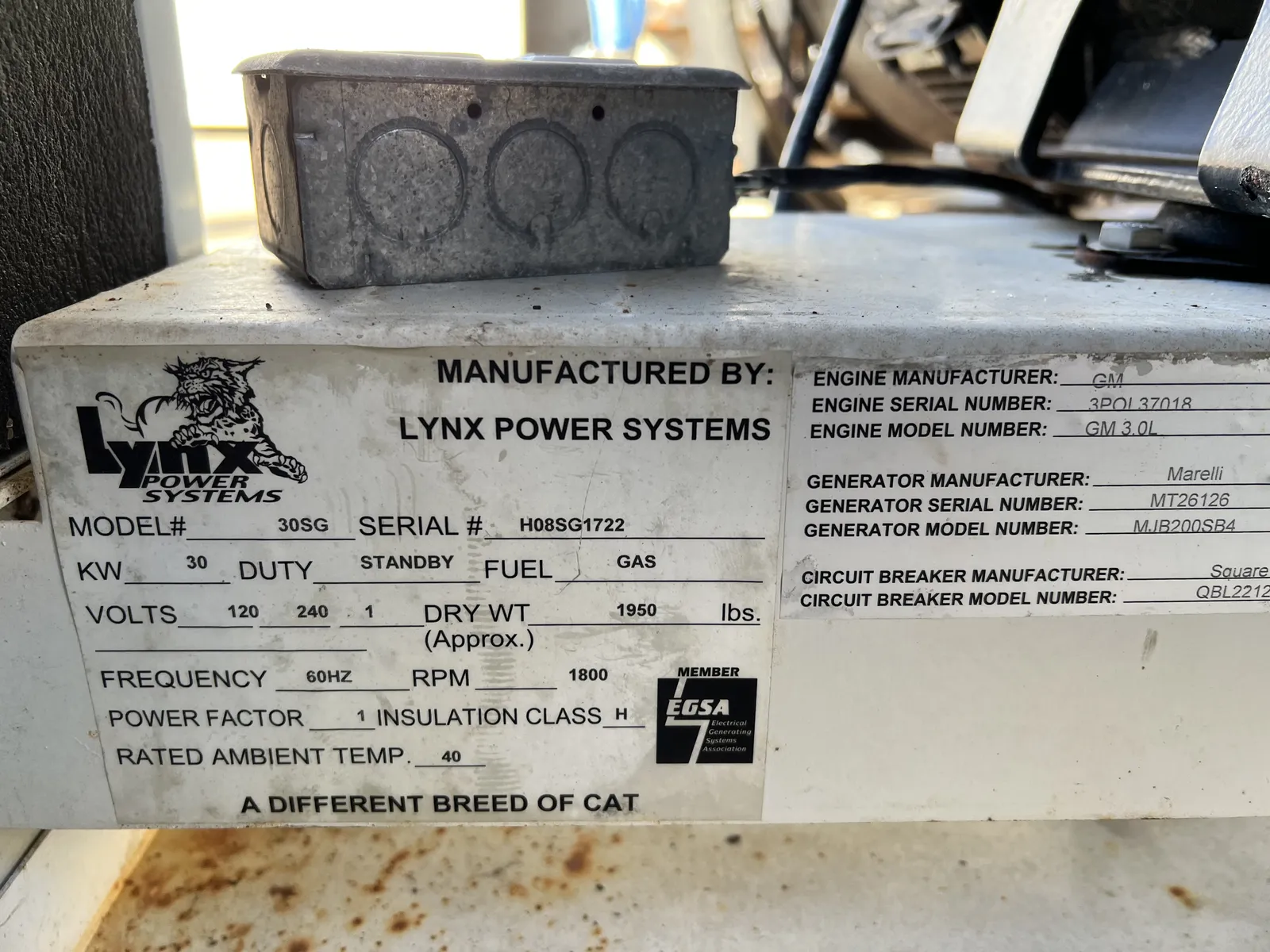 30 KW Generac generator, #89348 - Image 6