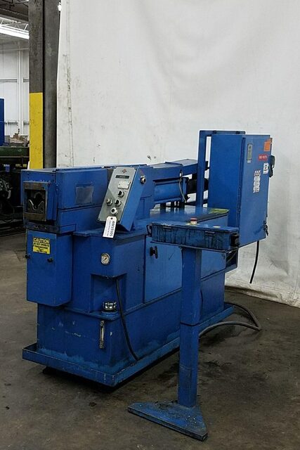3" Addison McKee #FM-70RF, long stroke tube end former, single hit hydraulic vise & ram - Image 1