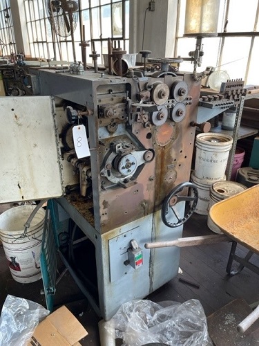 No. 11A Torrington, wire spring coiler,.015"-.072" wire diameter, 20-200 SPM, with motor - Image 3