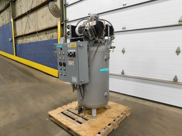 Airtech #OL-3CIL3-2TANV, dry rotary vane vacuum system, 200 psi MAWP - Image 3