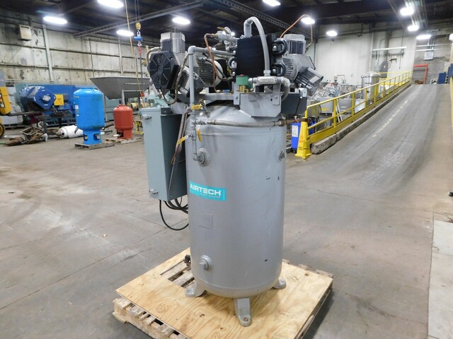Airtech #OL-3CIL3-2TANV, dry rotary vane vacuum system, 200 psi MAWP - Image 5