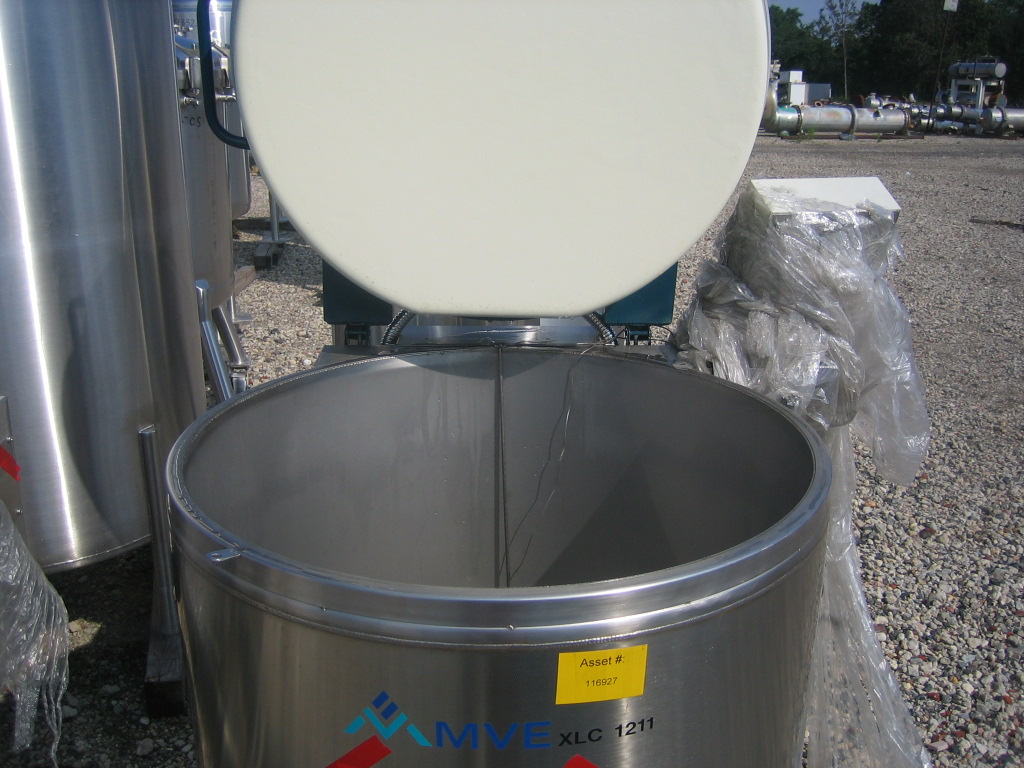 260 gallon MVE, liquid nitrogen vial storage Stainless Steel tank, unused - Image 5