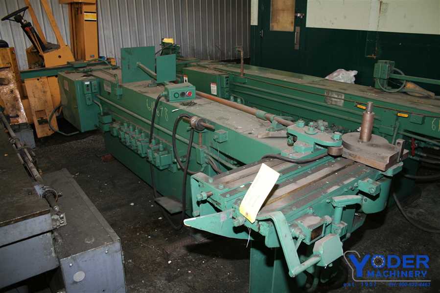1" Pines #1, hydraulic bar tube & pipe bender, 5 HP, counter clock wise rotation, hydraulic clamping, #19436 - Image 2