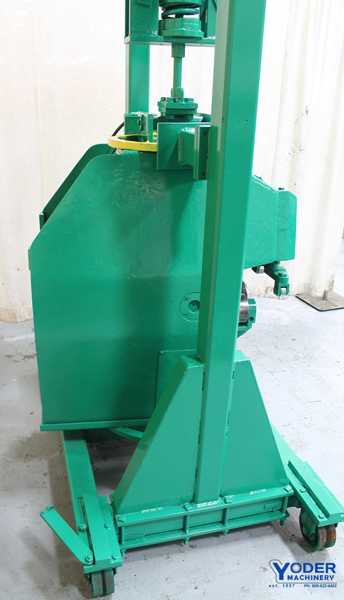 No. X-91 Pullmax, beveler, 7-1/2 HP, bevel straight or curves plate, 12 FPM, #61806 - Image 5
