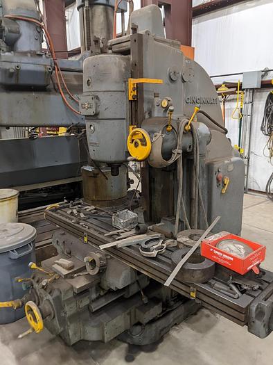 Cincinnati #315-16DT, vertical mill, 15" x76" table, 15 HP, 34" X, 16' Y, 20" Z, rapid traverse - Image 5