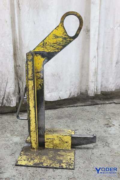 4000 lb. Coil C-hook, 21" coil width, 15" throat, 14" length, parking stand, #69918 - Image 1