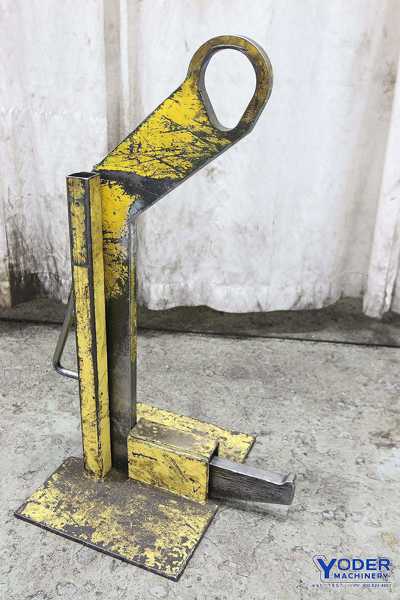 4000 lb. Coil C-hook, 21" coil width, 15" throat, 14" length, parking stand, #69918 - Image 2