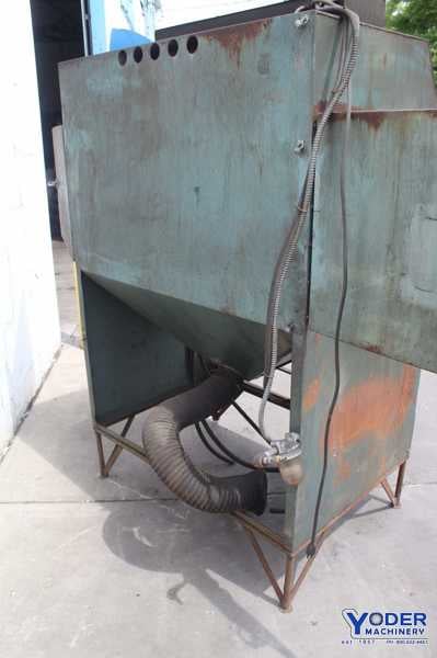 37" x 48" x 31" Blast-It-All #4837, abrasive blasting cabinet, 1/2 HP, 600 cfm, #72067 - Image 7