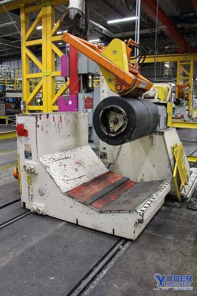20000 lb. Strilich #204, driven coil reel & car, 36" W, 14"-18" ID, 72" OD, 36" face, #67552 - Image 1