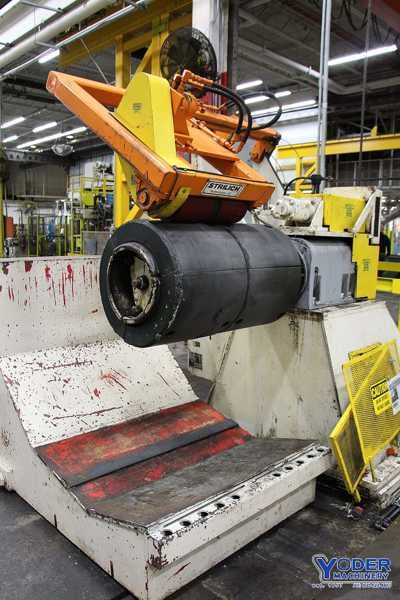 20000 lb. Strilich #204, driven coil reel & car, 36" W, 14"-18" ID, 72" OD, 36" face, #67552 - Image 2