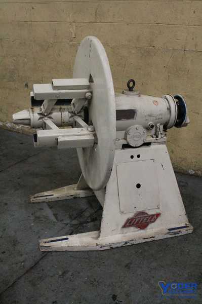 2500 lb. Littell #25-12, coil reel, 12" width, 60" outside dimensions, 16"-20" ID, 4 mandrels, #65621 - Image 2