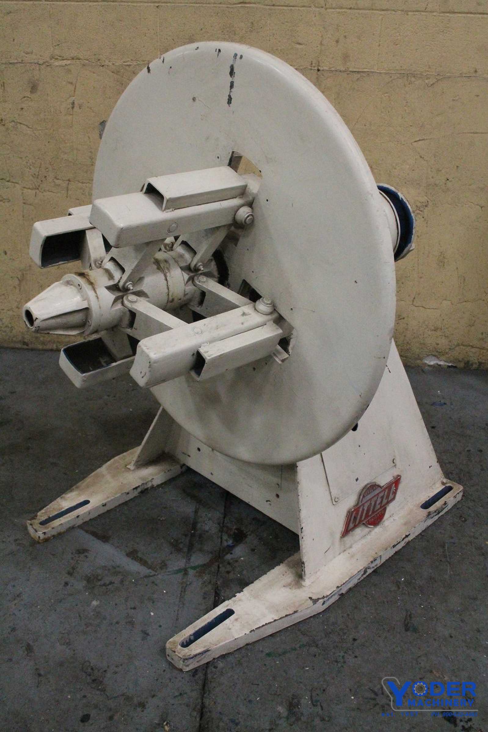 2500 lb. Littell #25-12, coil reel, 12" width, 60" outside dimensions, 16"-20" ID, 4 mandrels, #65621 - Image 5