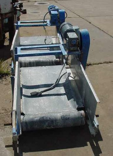 23.5" wide x 3' long, (2) Belt Conveyor, 1 HP gear reduced drive, 208-230/460 volts, Chain and sprocket with - Image 2