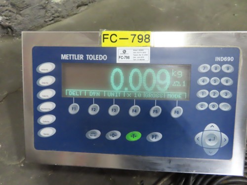 Mettler Toledo #IND690, Digital Floor Scale, 39" x 31.5" Platform, 110 Volts - Image 2