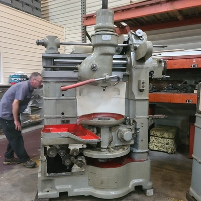 Fellows #645A3, vertical gear shaper, 18" dia., 3" stroke, 9" riser assembly, excellent - Image 1