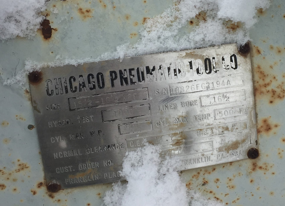 Chicago Pneumatic #FE650D-2 Core, Compressor - Image 6