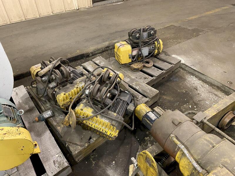 1 Ton, R & M #SA-1-26, Under Hung Cable Hoist, 1 HP, Pendant Control, 460 V. - Image 1