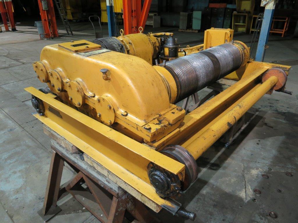 5 Ton, Whiting Top Running Double Girder Trolley Hoist, 72" trolley gauge, 46' lift (2 part double reeve) - Image 5