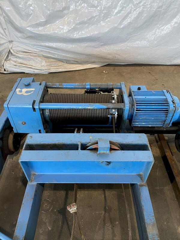 3 Ton, Ace Top Running Double Girder Trolley Hoist, 5' trolley gauge, 20' lift, AC 460 V. - Image 4