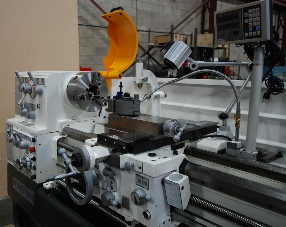 18" x 60" Powerturn, precision lathe, 10.4" swing over cross slide, 3.14" spindle bore, 3 & 4-jaw chucks, new - Image 5