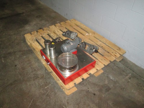 R & D Carbon Ltd #RDC-181, Tumbling Apparatus, Lab unit, tumbled for 20 minutes with 50 steel balls, 2 steel - Image 2