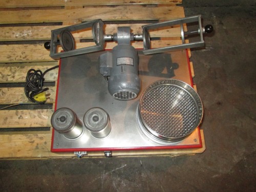R & D Carbon Ltd #RDC-181, Tumbling Apparatus, Lab unit, tumbled for 20 minutes with 50 steel balls, 2 steel - Image 3