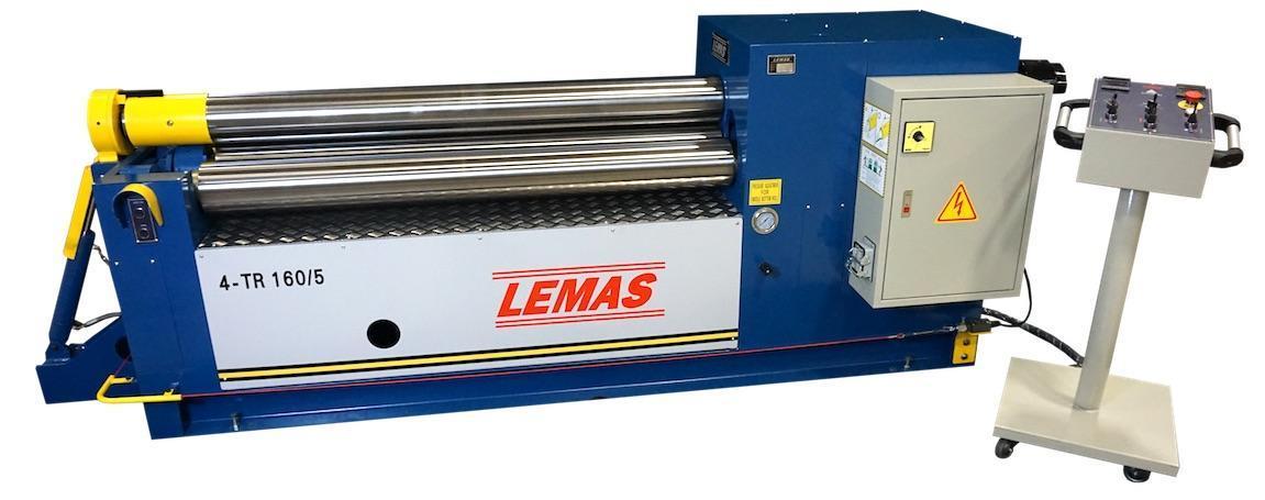 48" x 1/4" Lemas #4-TR160/4, Hydraulic 4-roll Initial-pinch Plate Bending Roll, NEW - Image 1