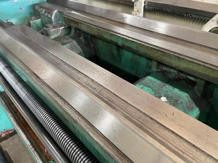 27" x 120" Timemaster #Super-M, engine lathe, 18 swing over cross slide, inch/metric, 4-jaw 23" chuck, 1980 - Image 3