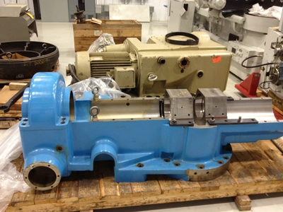 Gould & Eberhardt #120-G, external CNC gear gasher, Fanuc 18iB, 150" gear diameter, 2009 - Image 5