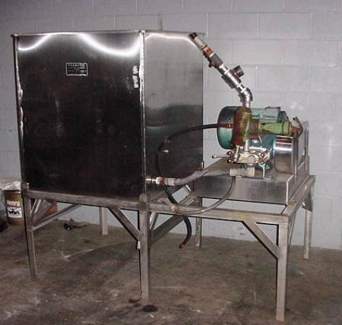Foamatic #SCCS-3000, Clean In Place Pump, with Tank, on Stainless Steel stand - Image 1