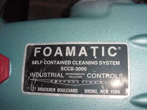 Foamatic #SCCS-3000, Clean In Place Pump, with Tank, on Stainless Steel stand - Image 3