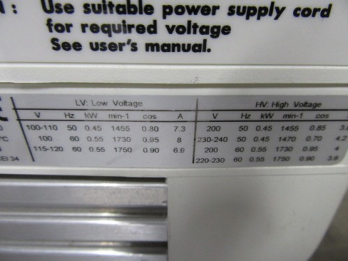 Leroy Somer, Lab Vacuum Pump, Type 2015 C2, 115-120 volts, Serial #369720 - Image 5