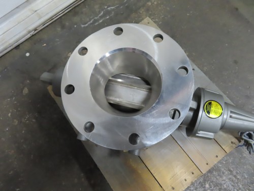 Rotolok #15RVCH55BVDRA, Rotary Airlock Valve, 7" open ended rotor, 3/4" long fins, 11" flange - Image 3