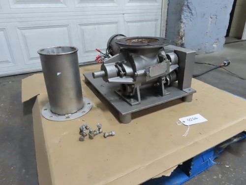 6" Isomatic #151-393D11-N6004-02, Rotary Airlock, 1 HP, 2" outlet - Image 1
