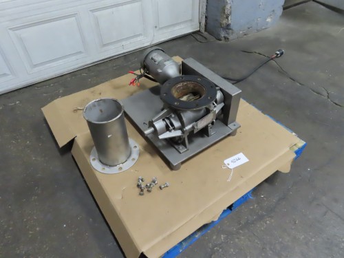 6" Isomatic #151-393D11-N6004-02, Rotary Airlock, 1 HP, 2" outlet - Image 2