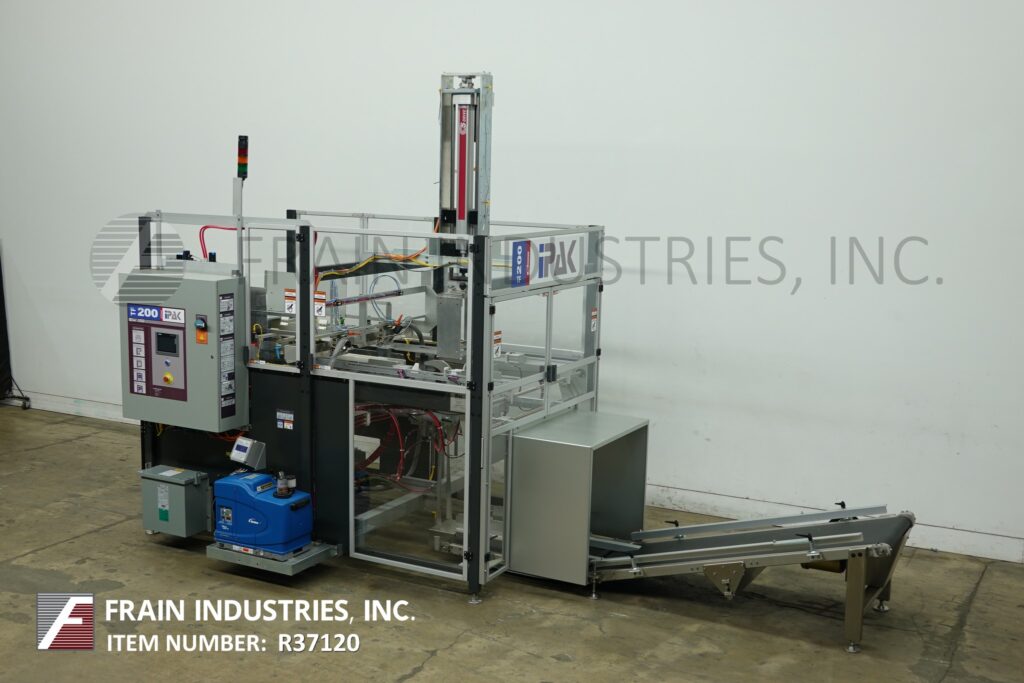 Wexxar IPAK #TF-200S, automatic, 4-corner servo, tray former, hot melt glue sealer, A/B PLC controller with - Image 1