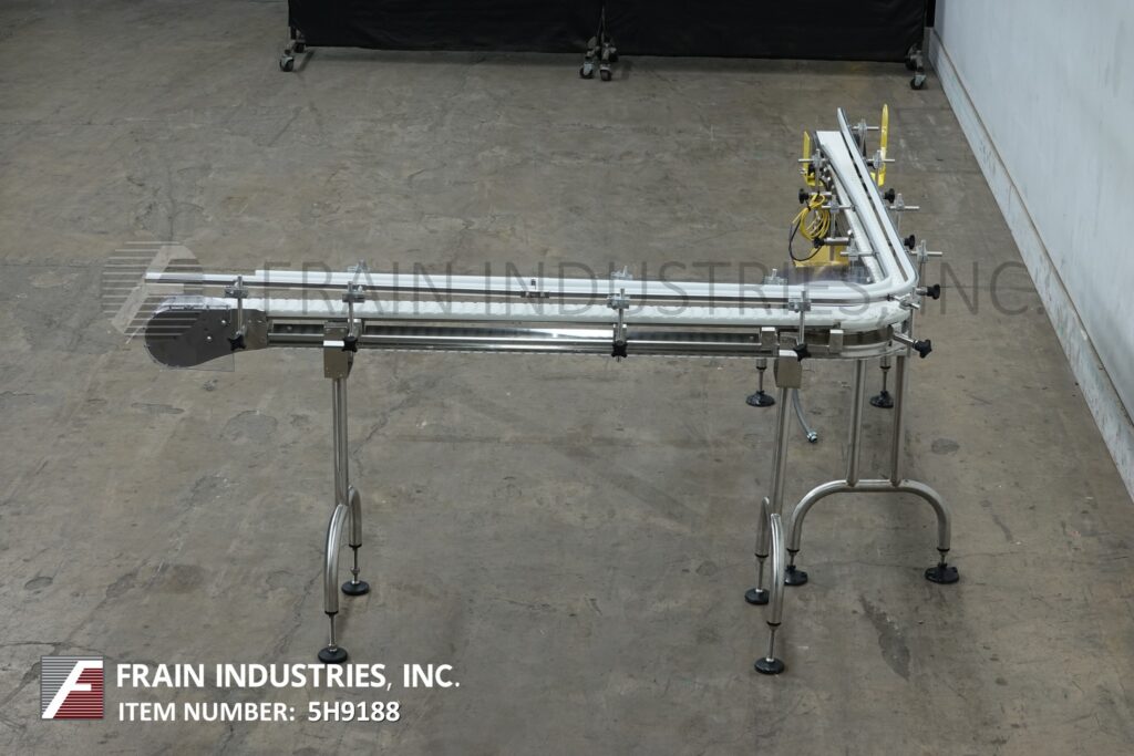 3-1/4" wide x 13' long, Autopak #XA, 90° Stainless Steel conveyor, 1/2 HP drive - Image 4