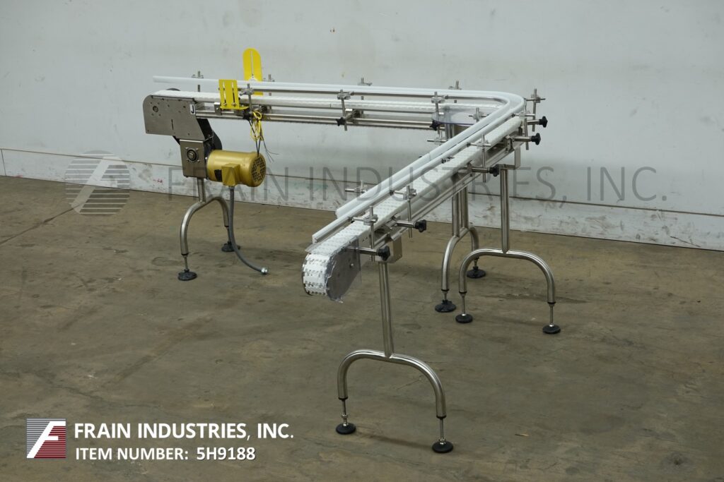3-1/4" wide x 13' long, Autopak #XA, 90° Stainless Steel conveyor, 1/2 HP drive - Image 5