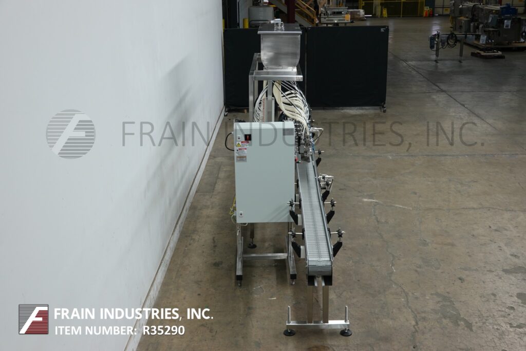 E-Pak, automatic, inline, 10 head, Stainless Steel, time based gravity filler, 1 oz to 5 gallon, mounted on - Image 3