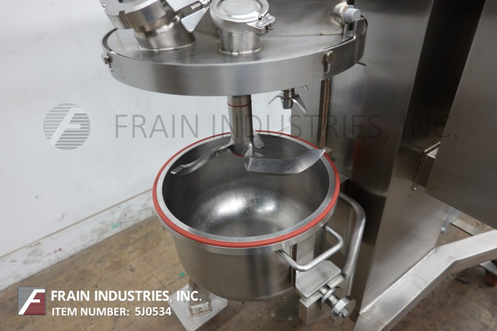 Collette #Gral-25, high speed, high shear, Stainless Steel, vertical, single pot, mounted on Stainless Steel - Image 2
