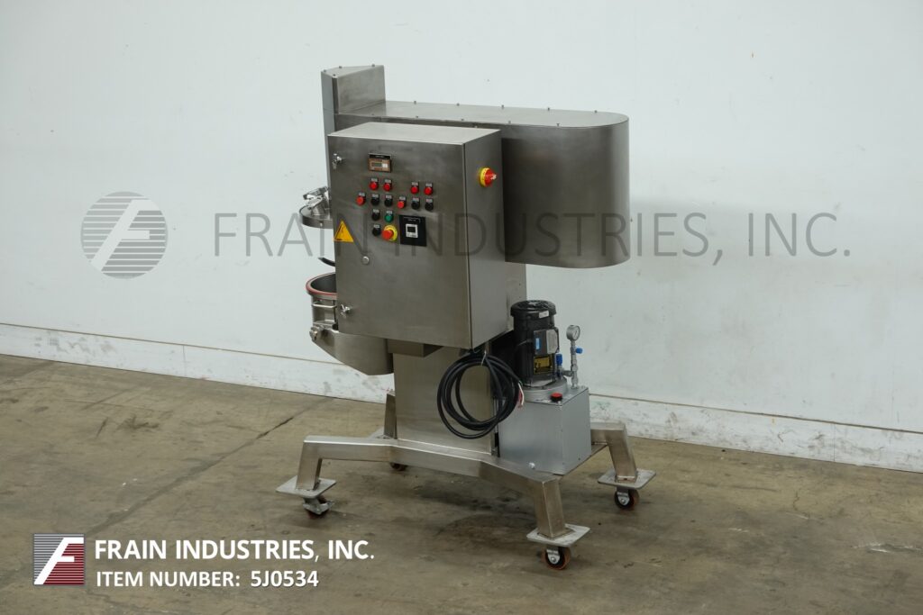 Collette #Gral-25, high speed, high shear, Stainless Steel, vertical, single pot, mounted on Stainless Steel - Image 5