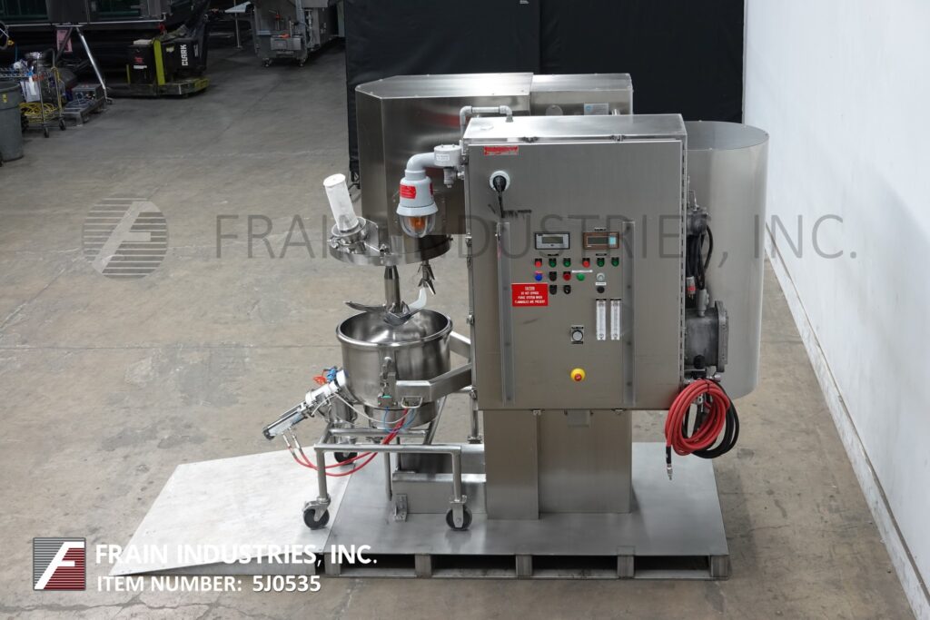 Collette #Gral-75, high speed, high shear, Stainless Steel, jacketed, vertical batch - Image 3
