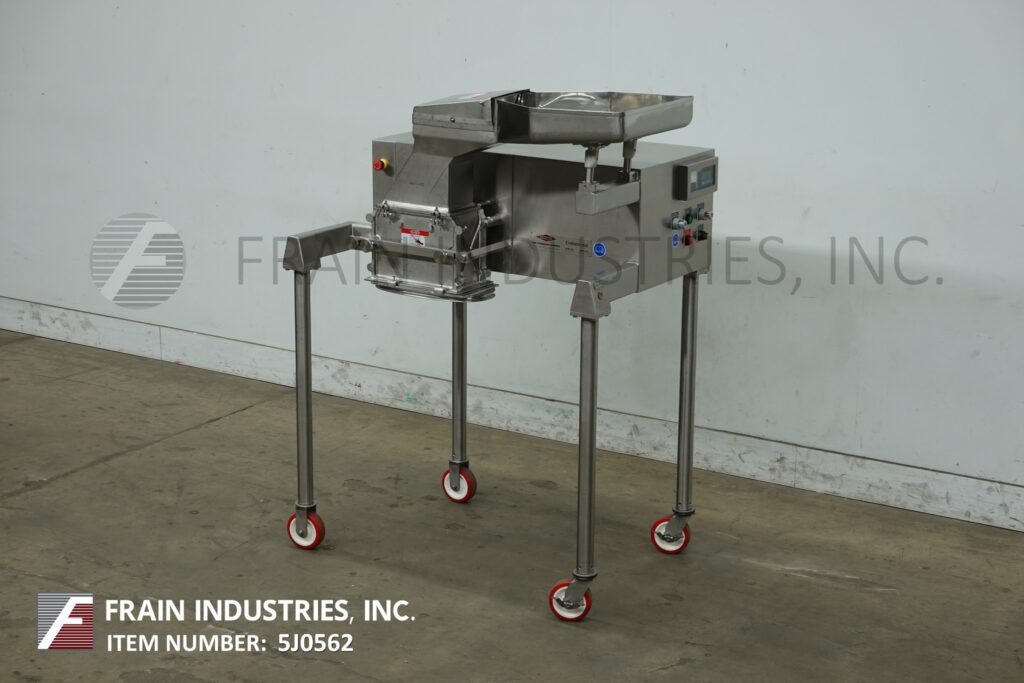 Fitzpatrick #D6A, 316 Stainless Steel comminutor mill, 16 fixed knives/impact blades, 7-1/2 HP, mounted on 4 - Image 5