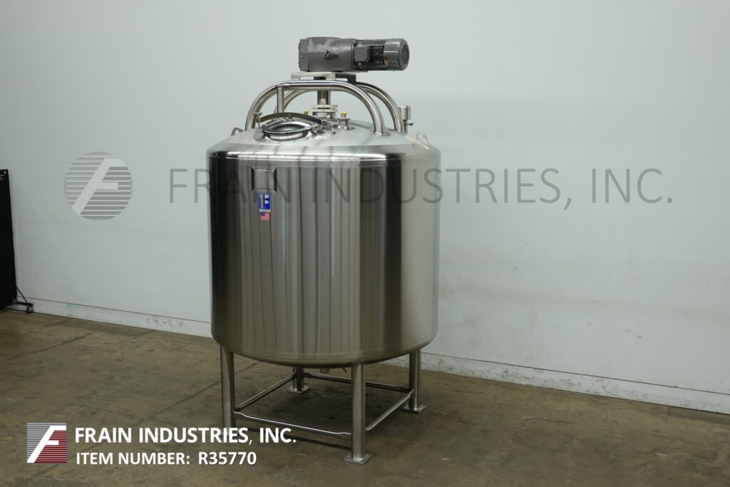 Feldmeier #1000JKT, 1000 gallon Stainless Steel jacketed & insulated process tank, 72" dia. x 60" straight - Image 5
