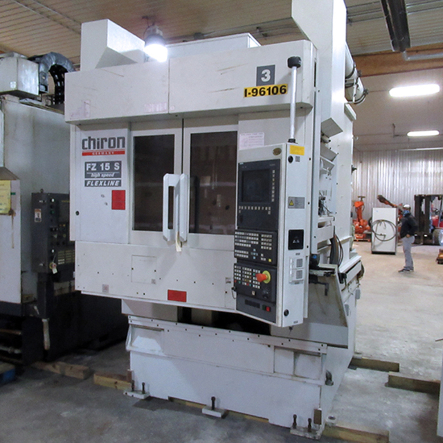 Chiron #FZ15S-5-AX, 158 automatic tool changer, 28.7" X, 15.7" Y, 16.7" Z, 5000 RPM, HSK-63A, Siemens 840D - Image 1